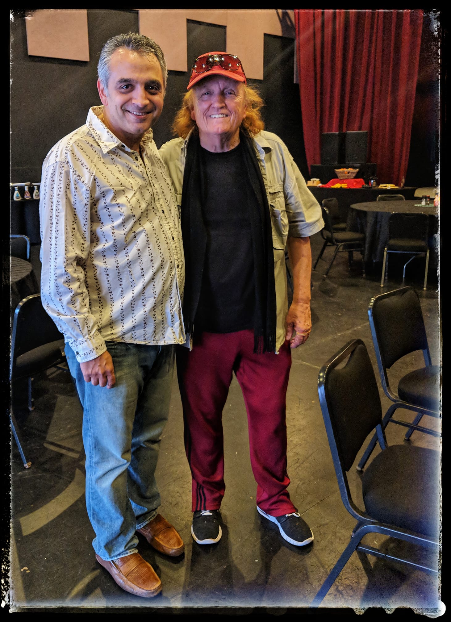 Vahe Shahinian with producer Frank Farian